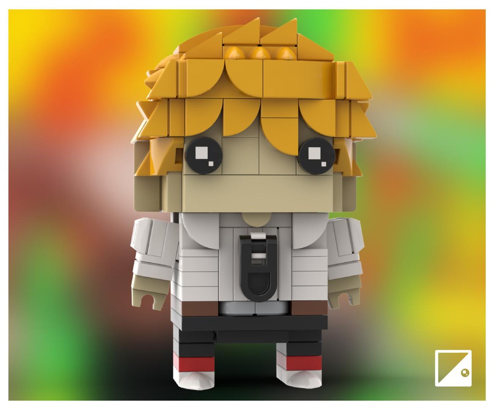 LEGO MOC Chainsaw Man LEGO Brickheadz MOC ~ Denji by tobi_brickz